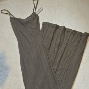 Skims Soft Lounge Long Dress * Army Green